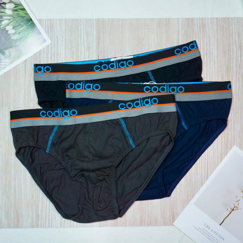 (3pcs) CD Celana Dalam Pria Dewasa CODIGO MALAGA / CD Pria Dewasa CODIGO MALAGA