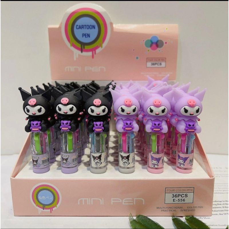 

Pena 10in1 Kuromi // Pulpen 10 warna // Pulpen Sanrio