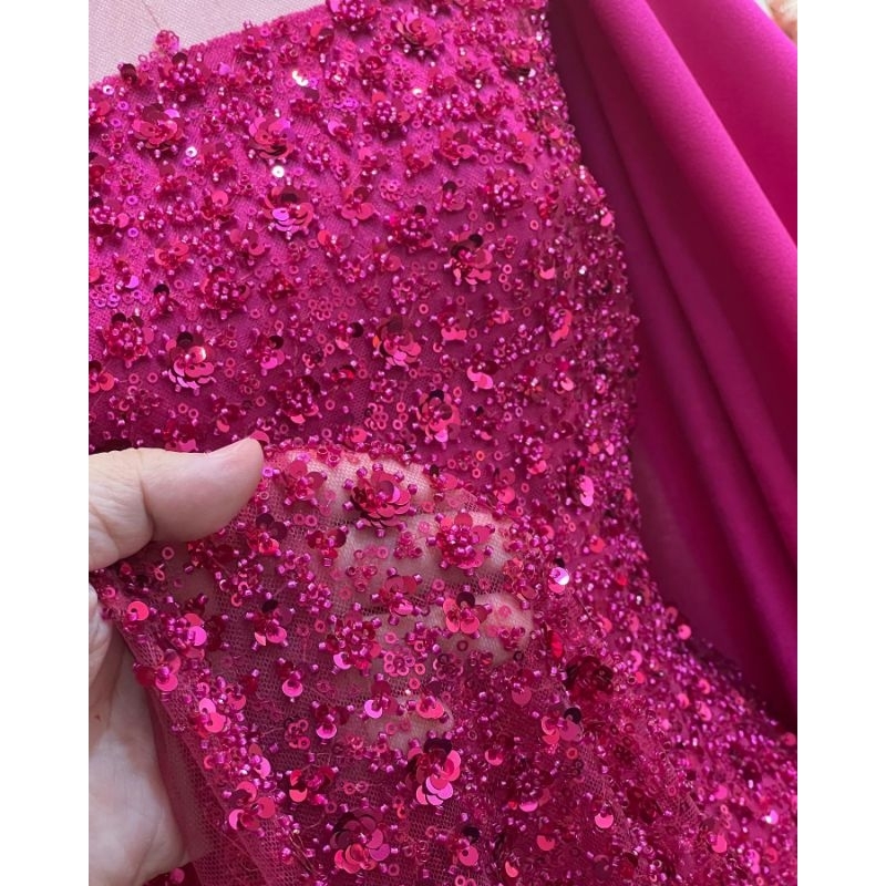 tulle full payet bunga