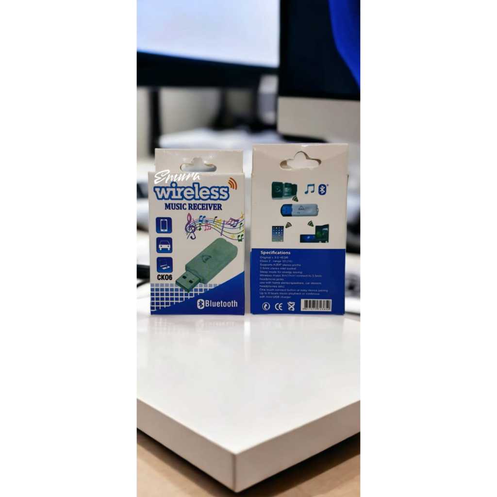 CAR BLUETOOTH AUDIO RECEIVER TRANSMITTER UNIVERSAL CK 06