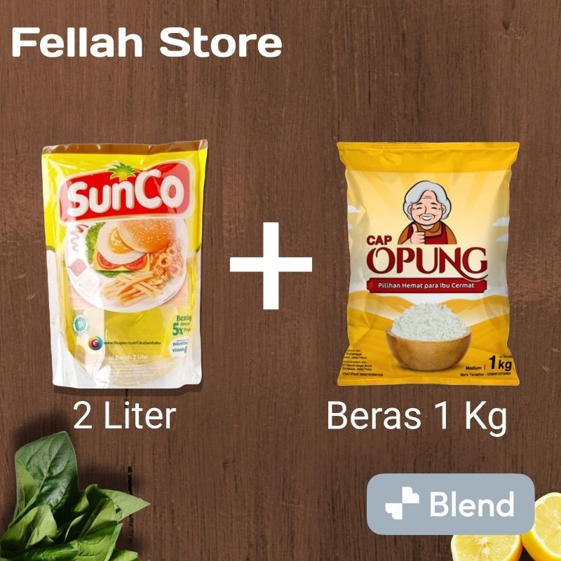 

Paket Hemat Sembako Minyak dan Beras