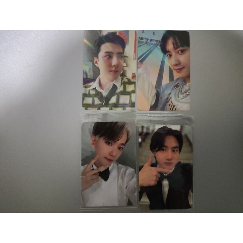 OFFICIAL PC PHOTOCARD POB EXO CHANYEOL SEHUN SUHO BAEKHYUN EXIST MAKESTAR KTOWN FANSIGN