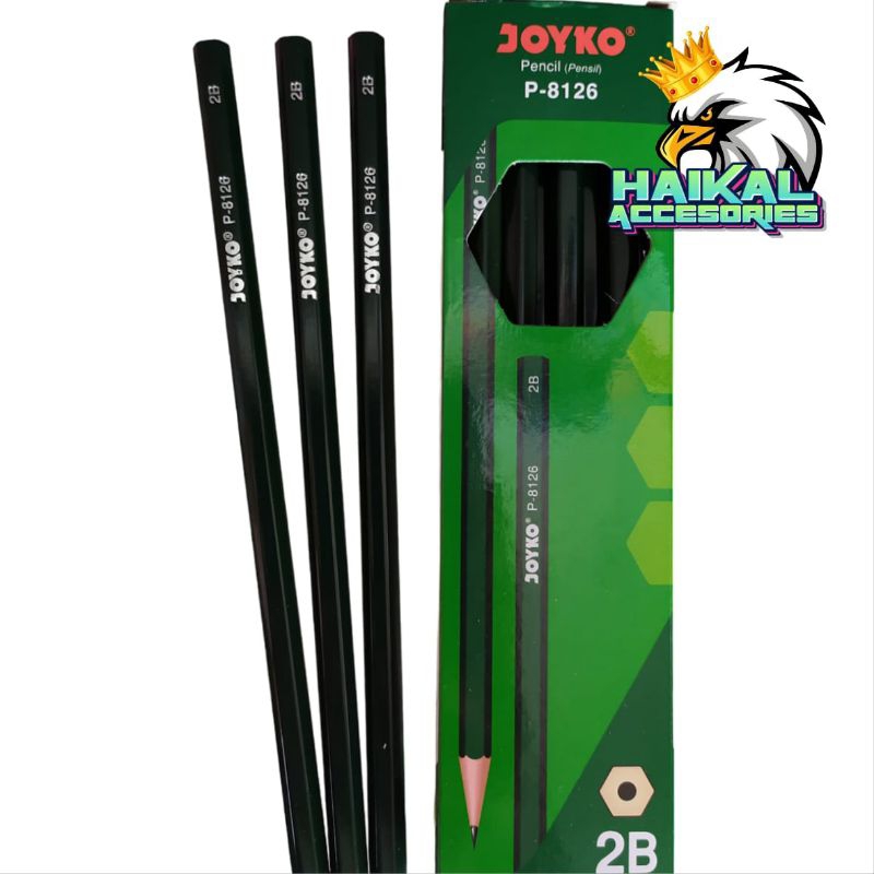 

Pensil 2B Joyko P. 8126 1 Box Isi (12 Pcs)