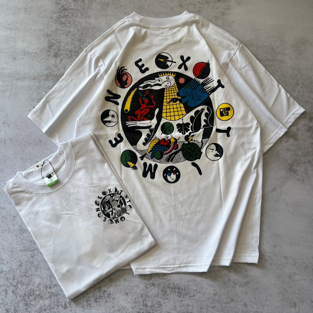 SEVENKEY - Kaos Distro Oversize Sevenkey Warna Putih T-shirt Distro Sevenkey Original Bandung Kaos D