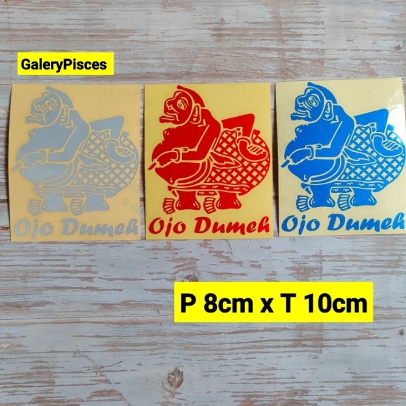 stiker cutting semar ojo dumeh sticker motor