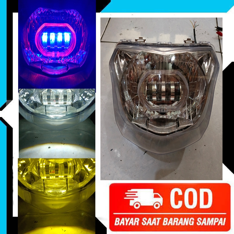Lampu Depan Daymaker Biled Vixion NVL New Vixion Lighting Paket Lengkap Super Terang