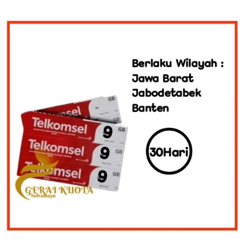 Telkomsel 9GB 30Hari Fresh