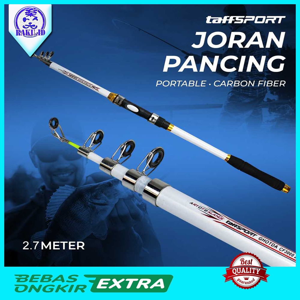 GHOTDA Joran Pancing Antena Portable Carbon Fiber