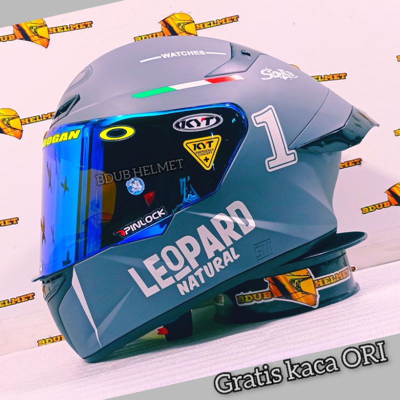 Helm KYT tt course gorila dof (1) (paket ganteng)