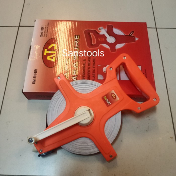 

Meteran tancap fiber ATS 50 meter / gulungan roll 50m 50 m Murah ori Limited