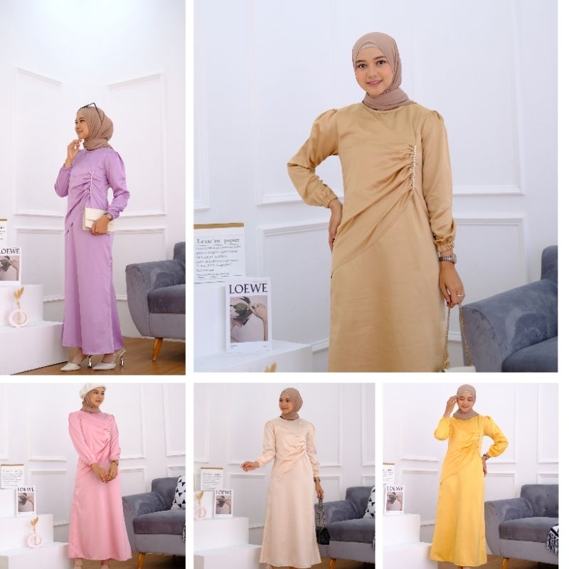 Dress Velvet Dress Bridesmaid Dress Kondangan Pesta. Zerina Dress Bridesmaid