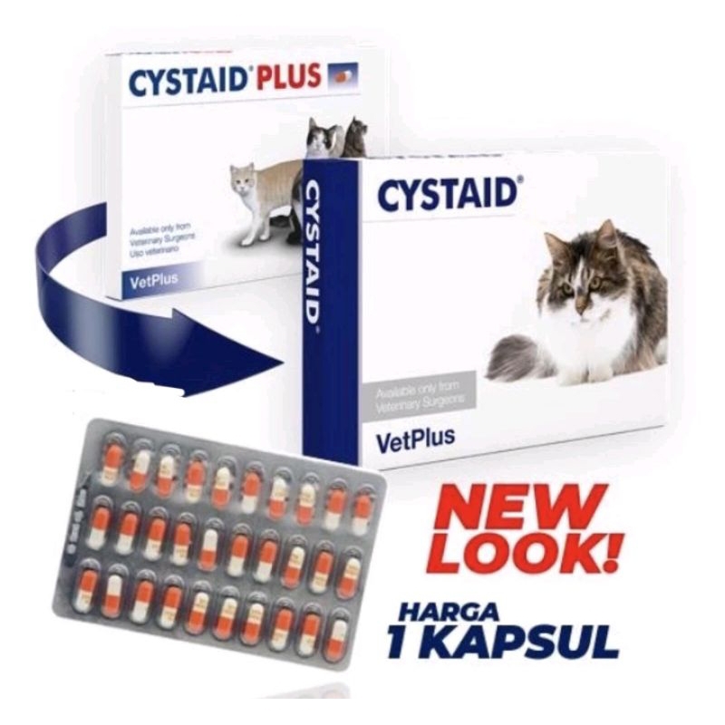 CYSTAID PLUS CAT ( OBAT SALURAN KENCING KUCING )