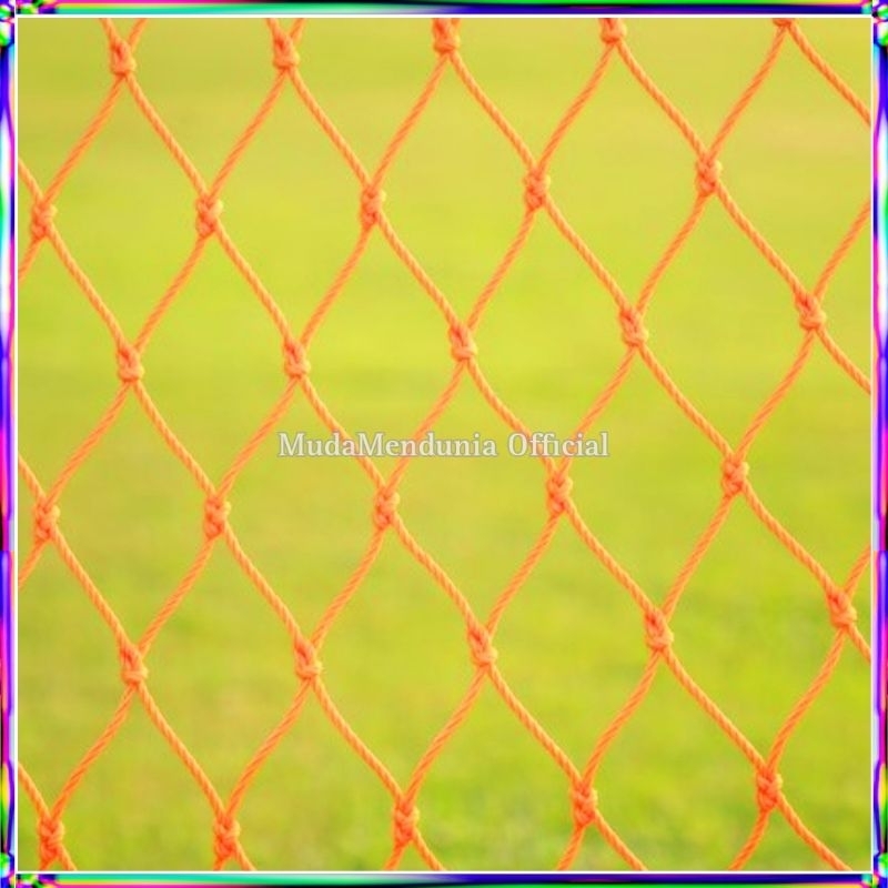 Jaring Lapangan Volley/Bola Futsal/Pagar Pengaman 3mm Rajutan Awet Tahan Sinar UV