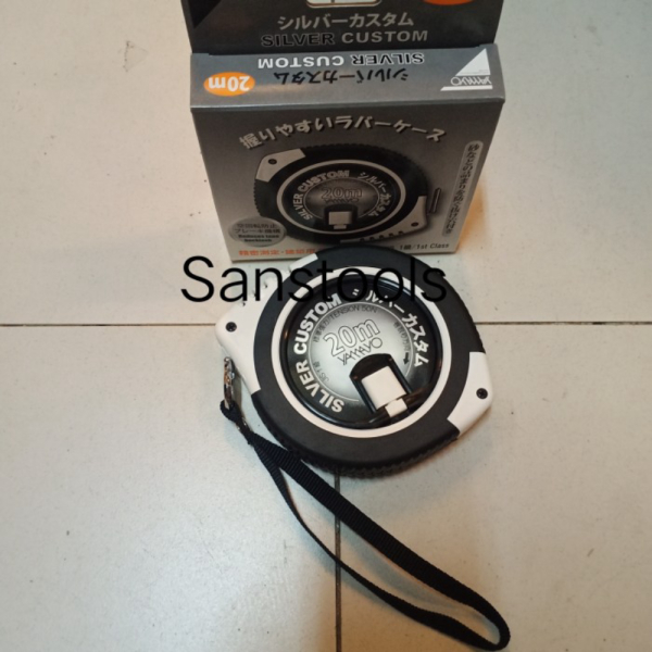 

Meteran Yamayo 20M Silver Custom / meteran bulat 20 meter Japan Berkualitas