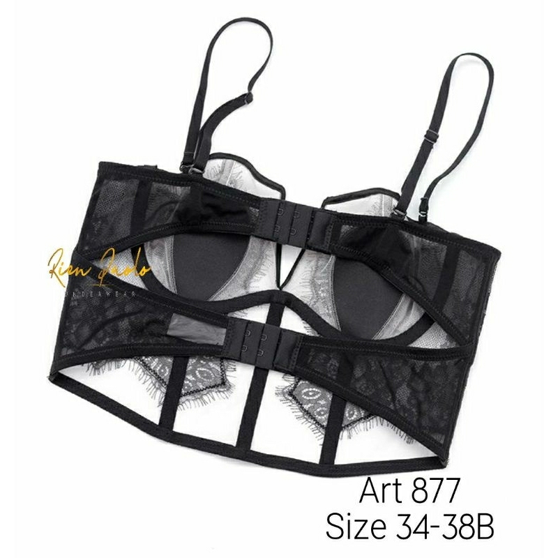 Set Bra BH Celana Dalam CD Kawat Motif Bordir Bunga Premium Rien Paolo Y8020
