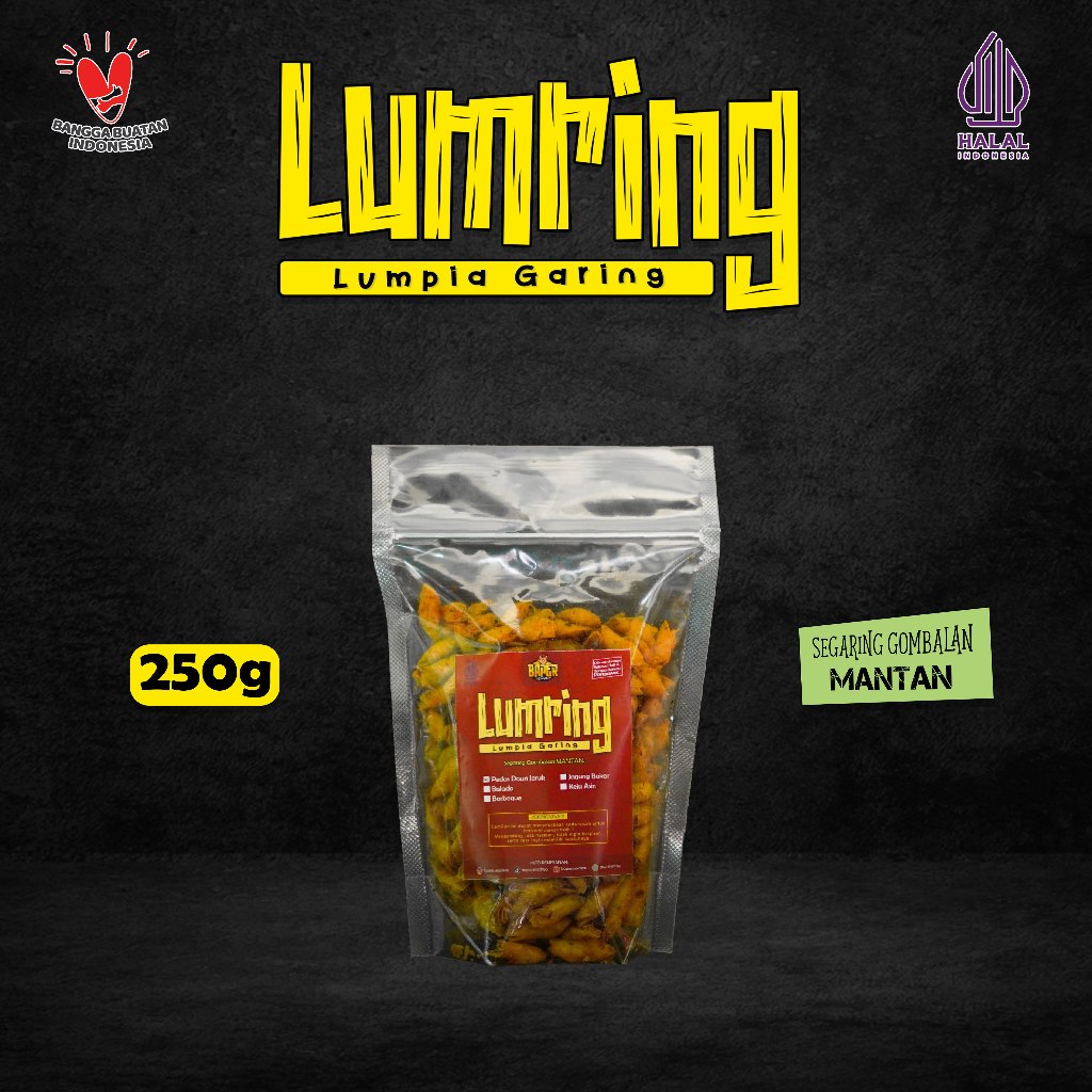 

LUMRING (Lumpia Garing) 250gr / Keripik Kulit Lumpia Aneka Rasa