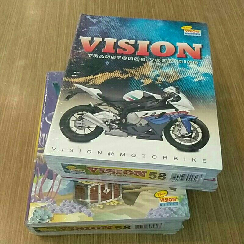 

Buku Tulis Vision 58 Isi 10Pcs/Pack