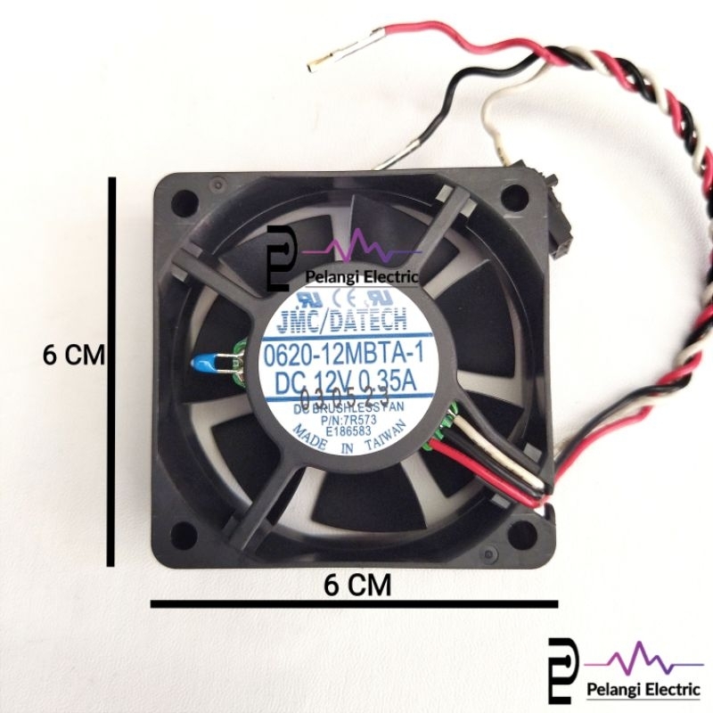 DC BRUSHLESS FAN 12V 0.35A JMC/DATECH