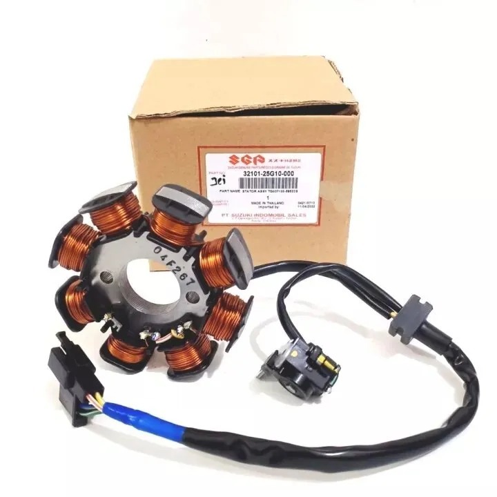 spull spol spul stator satria fu karbu original