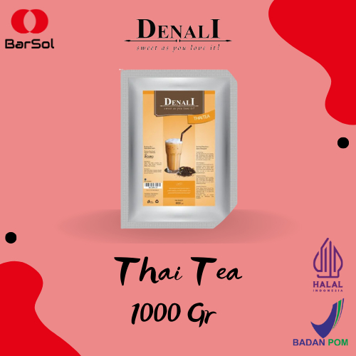 

Denali Powder Thai Tea 1000 Gr - Barsol Indonesia