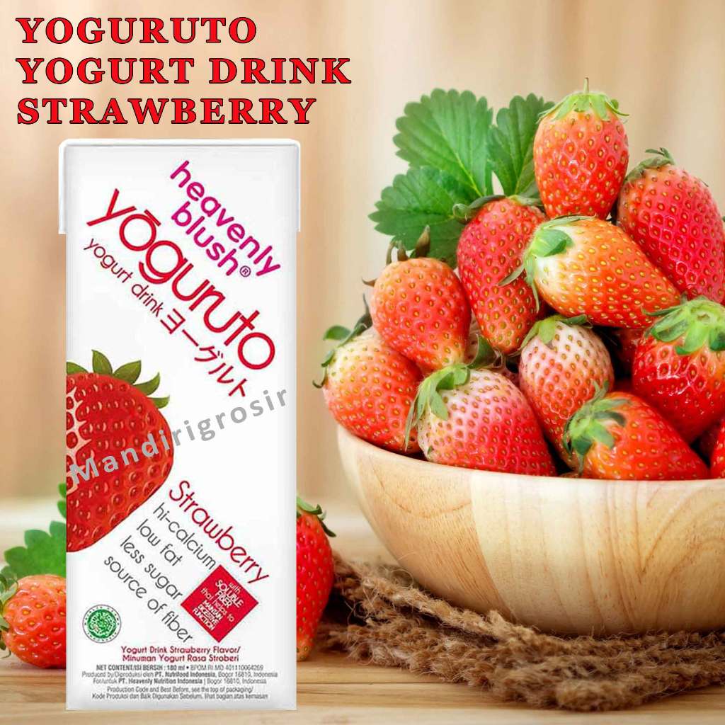 

Yogurt Drink * Yoguruto * Minuman Yogurt Rasa Strawberry * 180ml