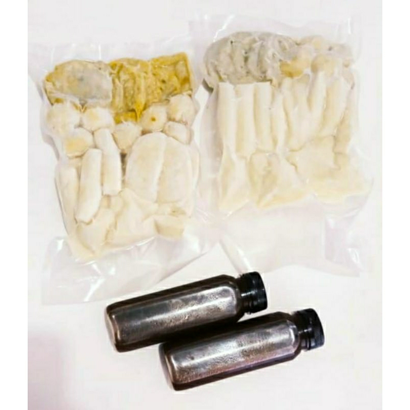 

Paket pempek kecil mix isi 30 pcs