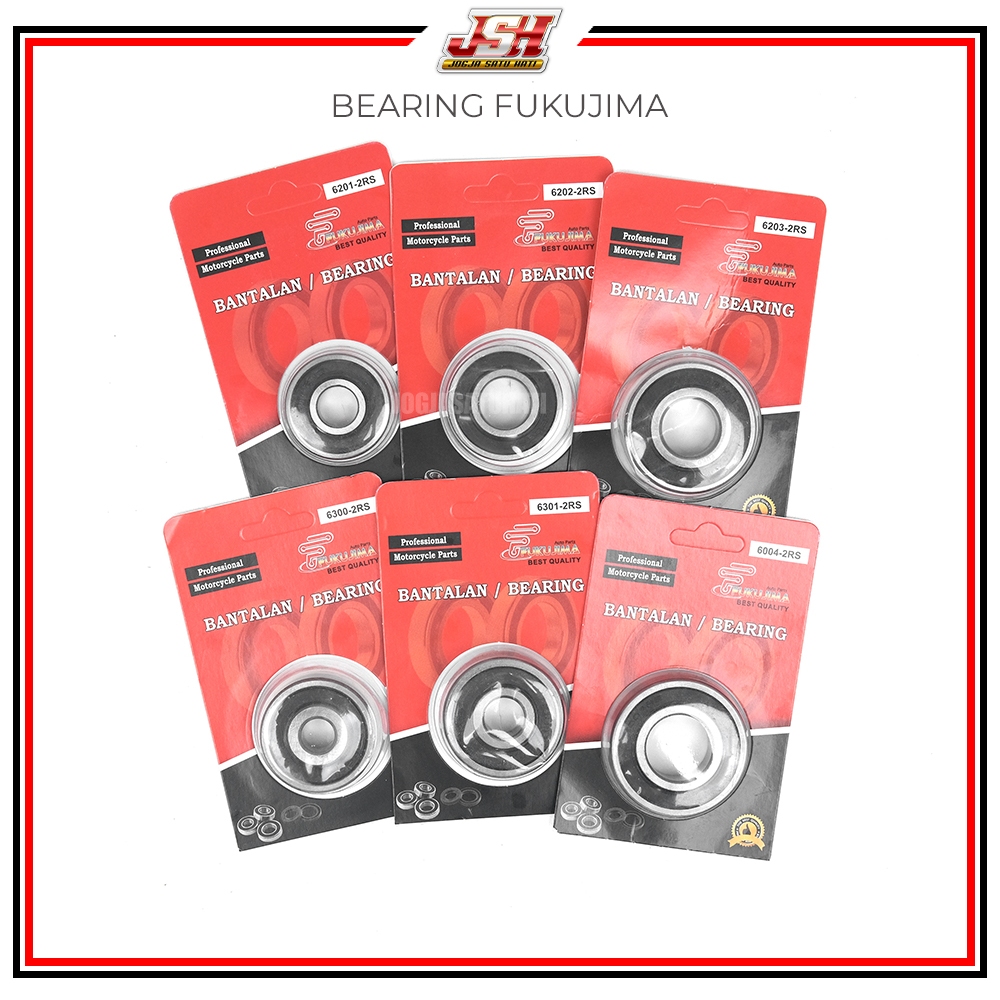 Bearing Laher Laker Roda Fukujima 6201 6202 6203 6300 6301 6004 2 RS Depan Belakang Motor CB 150R Ti