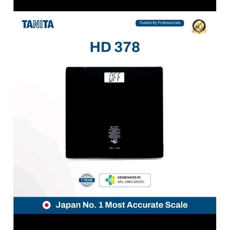 Timbangan Badan Digital Scale TANITA HD-378 Kaca
