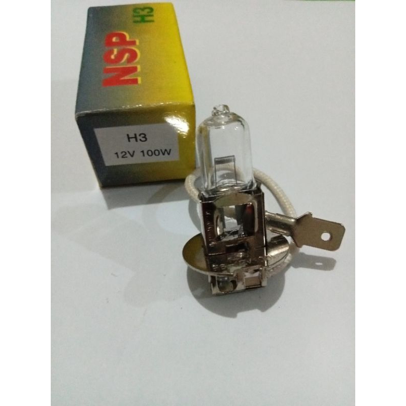 NSP Halogen Lampu H3 12V 100W