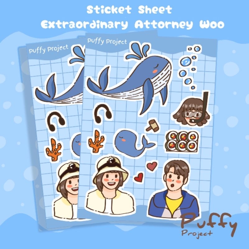 

STICKER EXTRAORDINARY ATTORNEY WOO YOUNG WOO / STIKER DRAKOR / STIKER KOREA