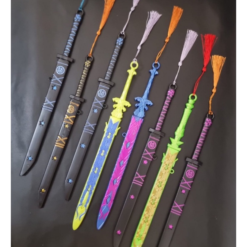 Pedang Mini  Pedang Pisau Plastik Mainan Demon Slayer