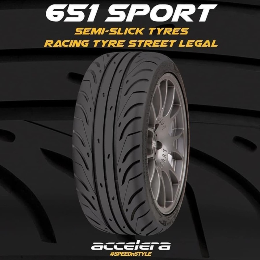 ban accelera 235/50 R18 235/50/18 235/50R18 23550R18 23550 R18 R 18 651 sport semi slick tyre