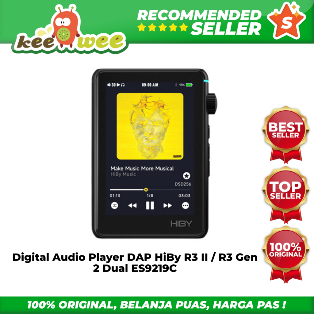 Digital Audio Player DAP HiBy R3 II / R3 Gen 2 Dual ES9219C