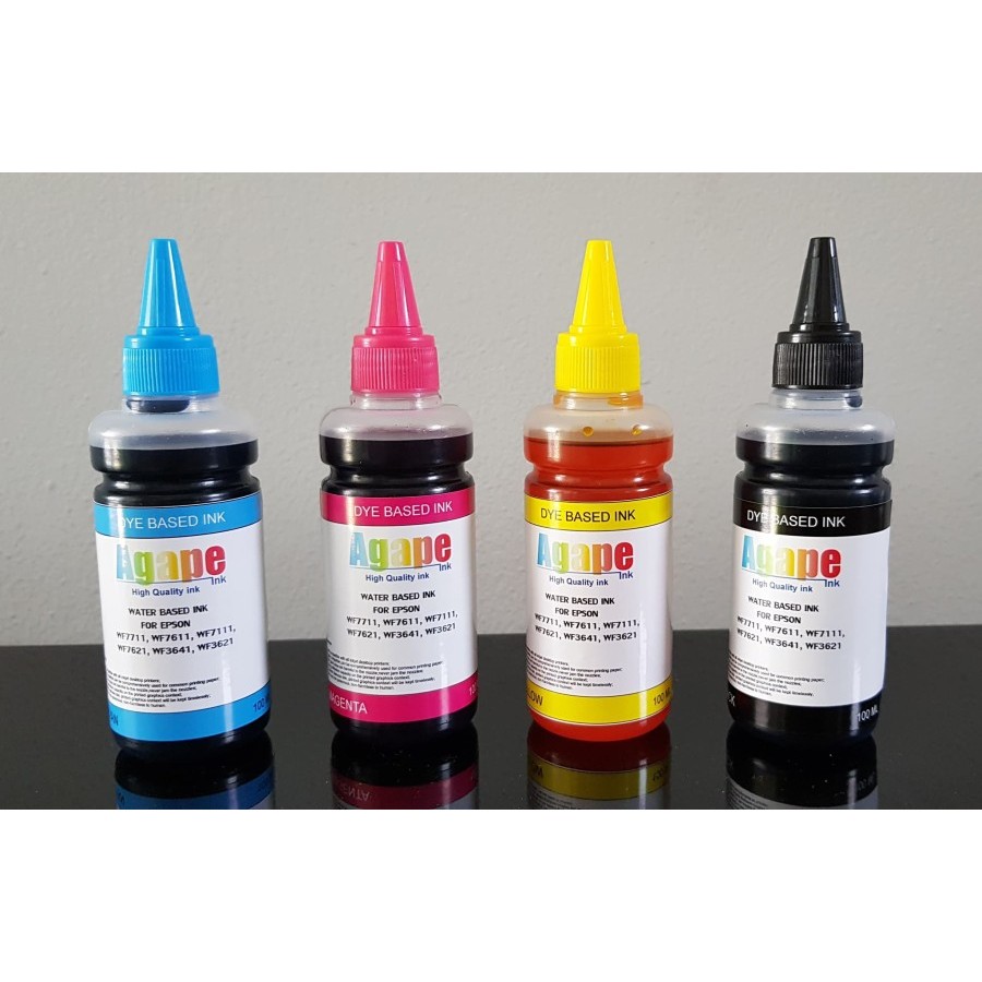 TINTA KHUSUS EPSON T 188 WF 7111 WF 7611 WF7711 CMYK 400ML