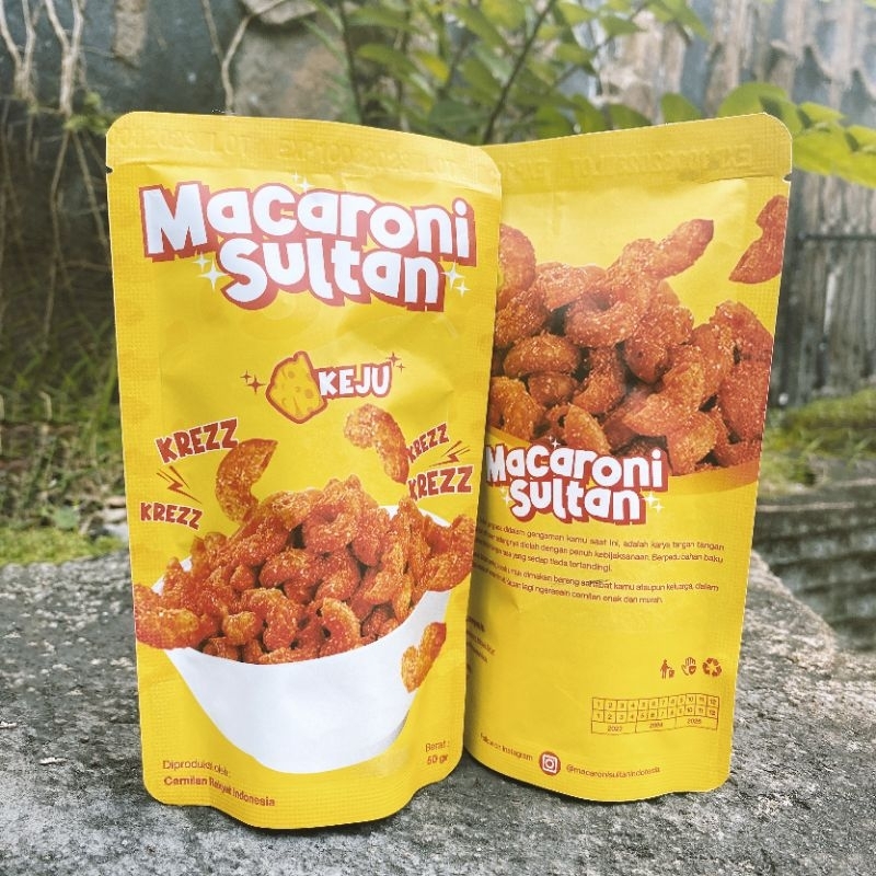 

*MACARONI SULTAN* jajanan kekinian dengan berbagai varian rasa || berat 50gr