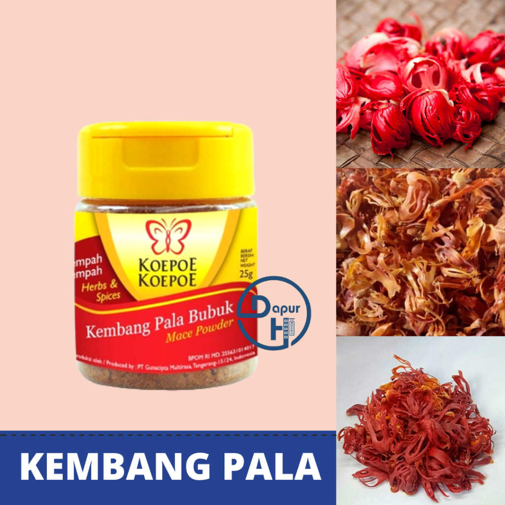 

KOEPOE Kembang Pala Bubuk 25 g Halal | Mace Powder-