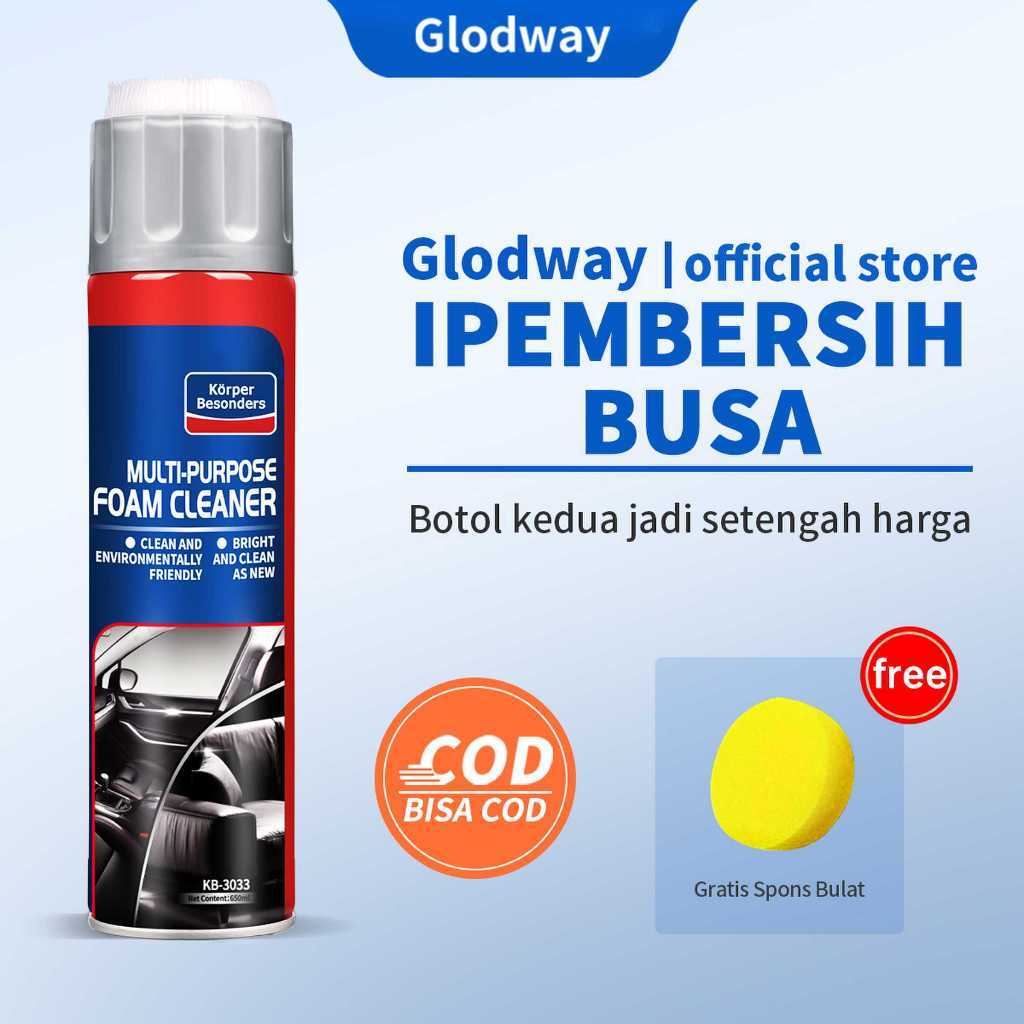 Pembersih Interior Mobil/Interior Cleaner Mobil/Pembersih Jok Mobil/Foam Cleaner Multifungsi/Interio