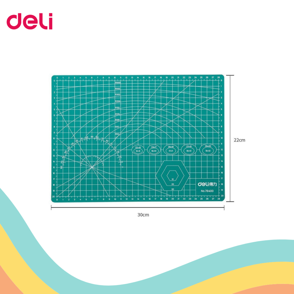 

OBRAL…!!! CUTTING MAT A4 DELI 78400 (1 PCS)