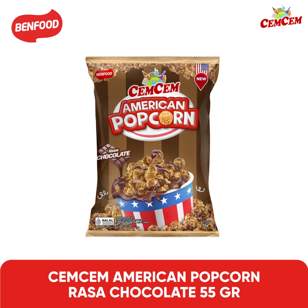 

Snack Camilan CEMCEM AMERICAN POPCORN 55 GR