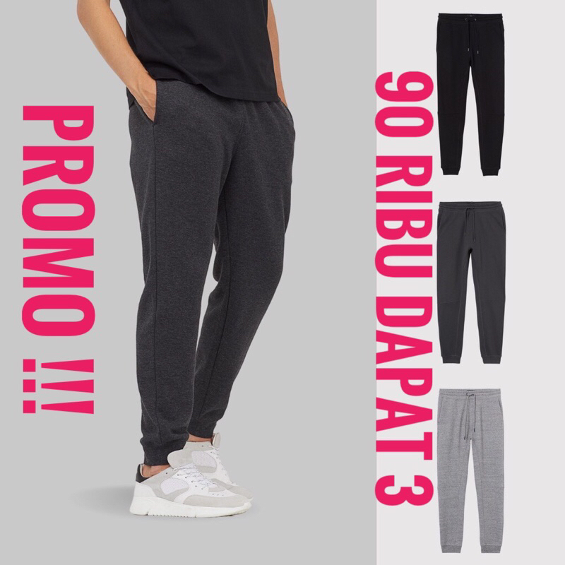 DAPAT 3 Celana Joger Panjang Pria / Celana Joger Pria Jumbo / Celana Joger Panjang Pria Keren / Cela