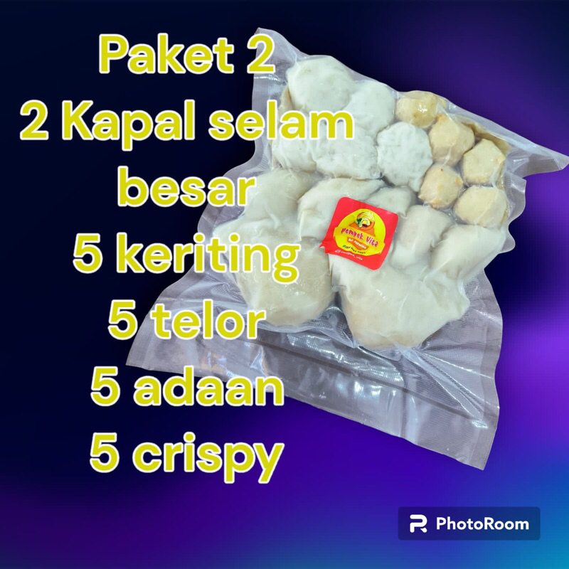 

Paket 2 Pempek Frozen Vakum