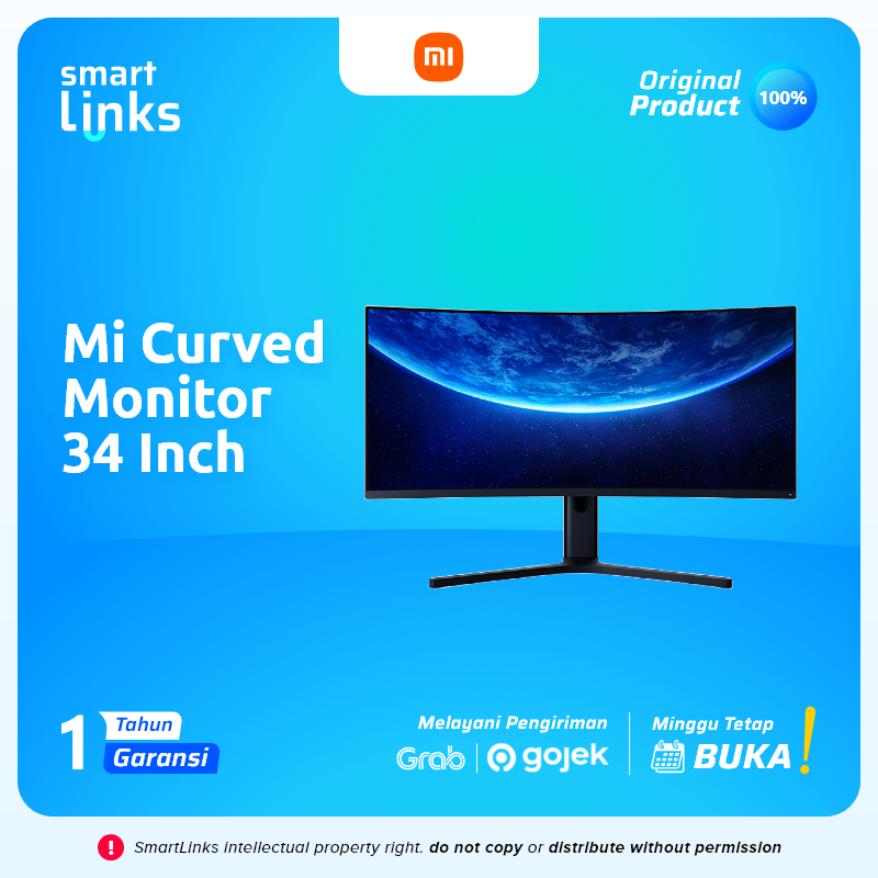 Xiaomi Mi Monitor 34" Inch Curved Gaming 144Hz WQHD