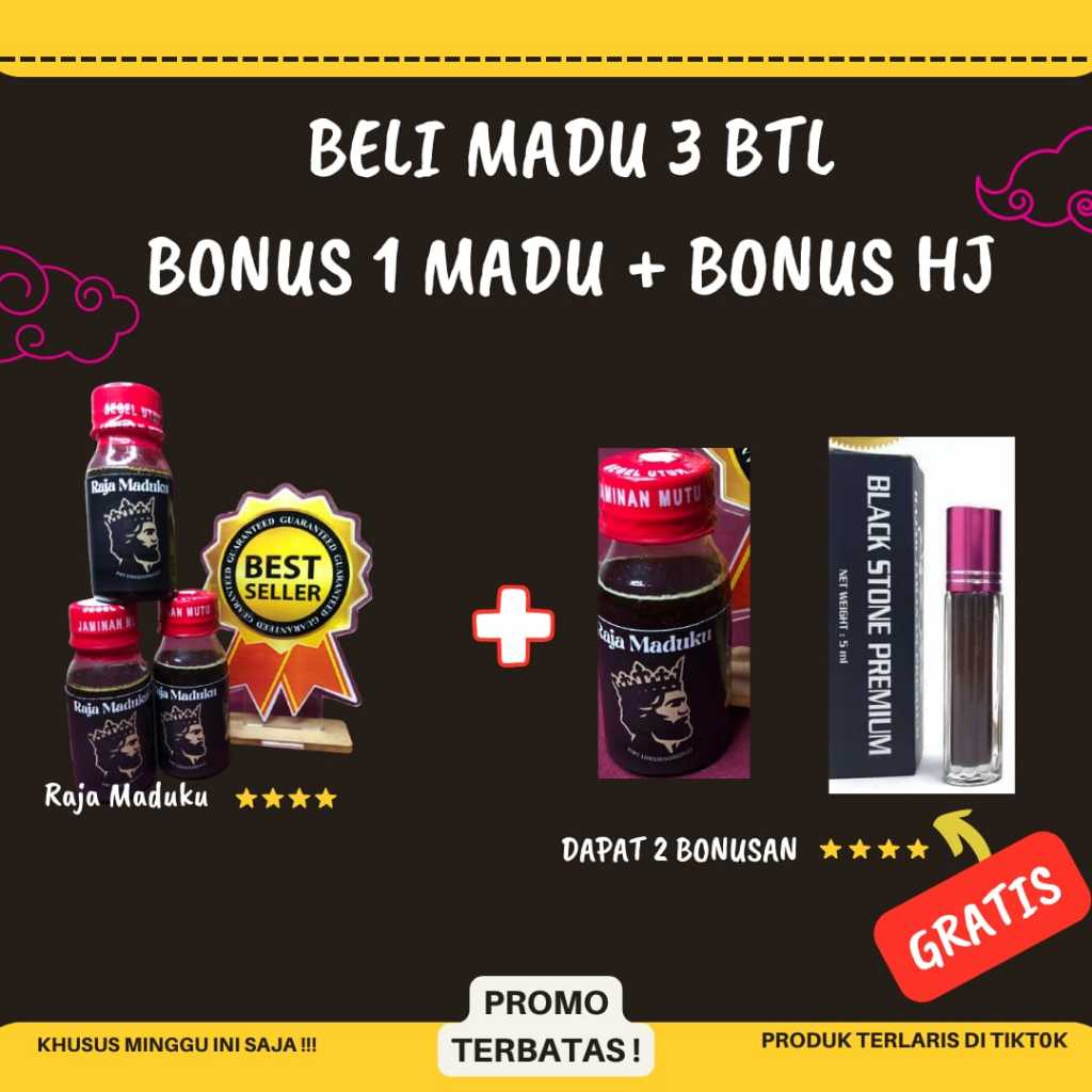 

Madu Hutan RK 3btl + Bonus Madu 1 + Hj oles 1