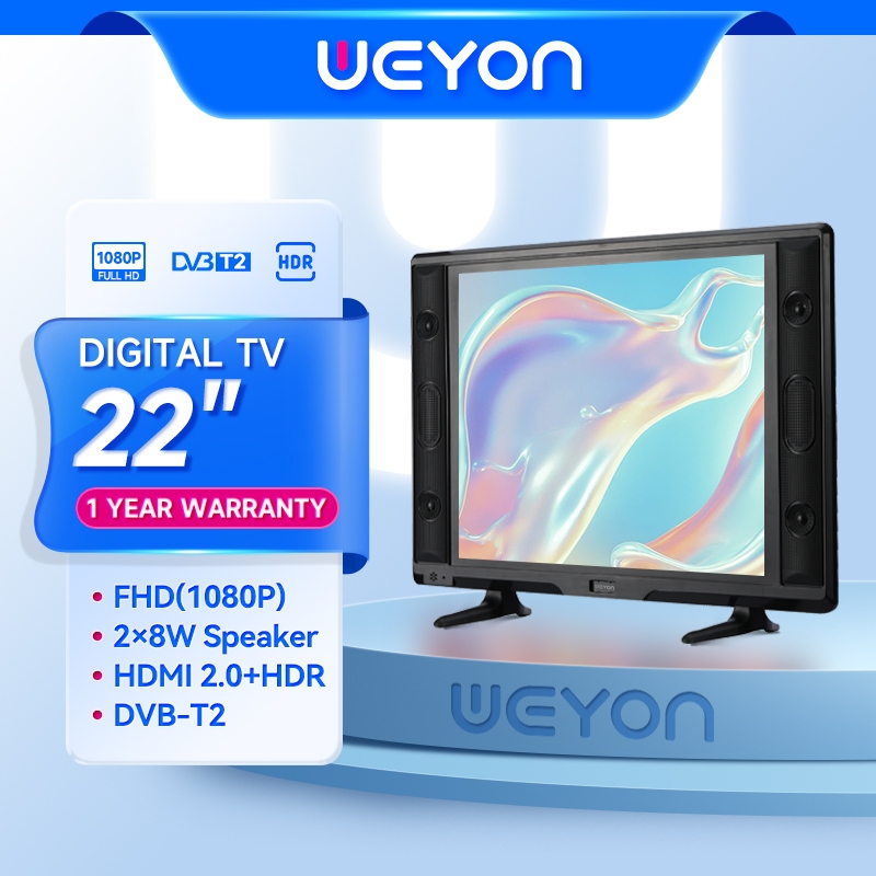 Weyon TV LED 22 Inch Digital TV Murah Analog/Digital DVB T2