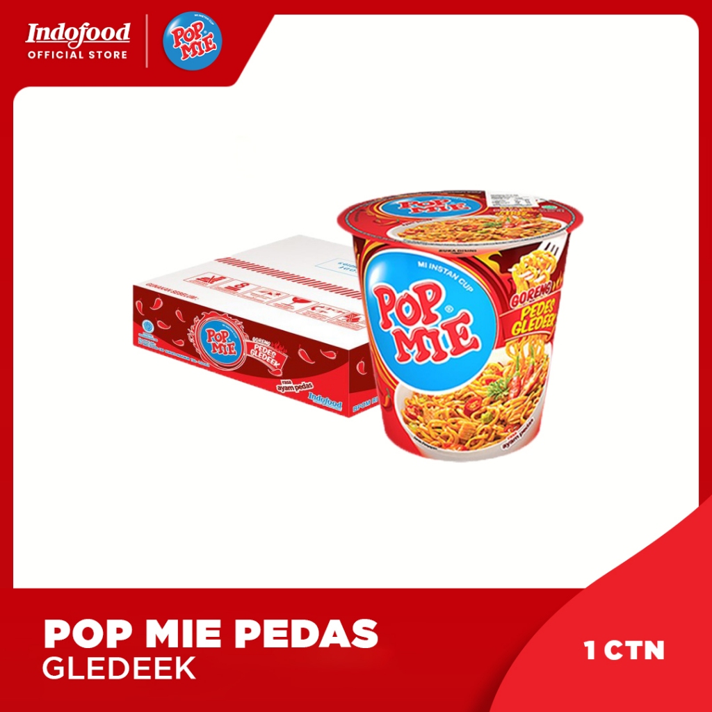 

1 ctn - Pop Mie Pedas Gledeek