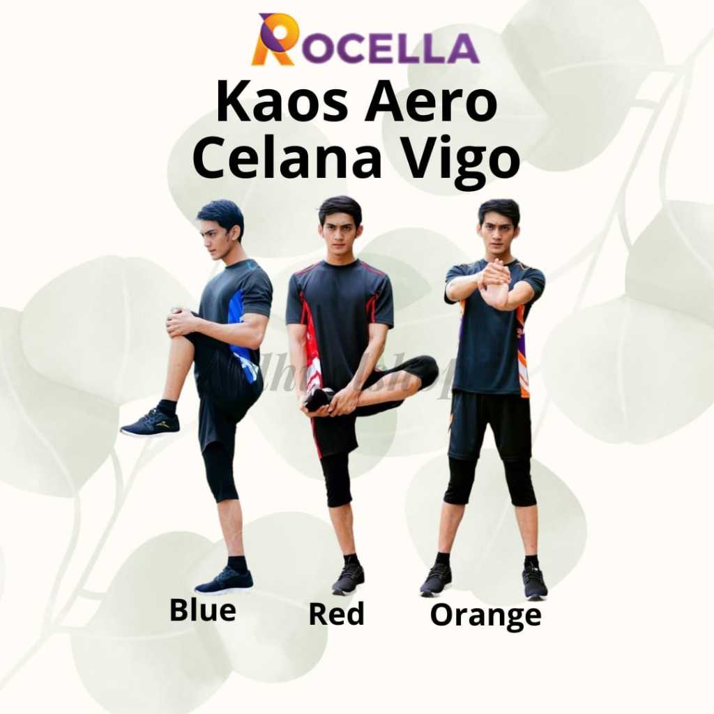 Baju Olahraga Pria Setelan Rocella Aero Vigo Setelan Baju Olahraga Bersepeda BISA COD