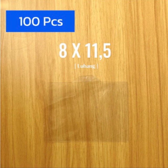 

Plastik Id Card / Name Tag / Plastik KTP / Cover Kartu / Lanyard Kartu / Plastik ID card 8 X 11,5 cm isi 100