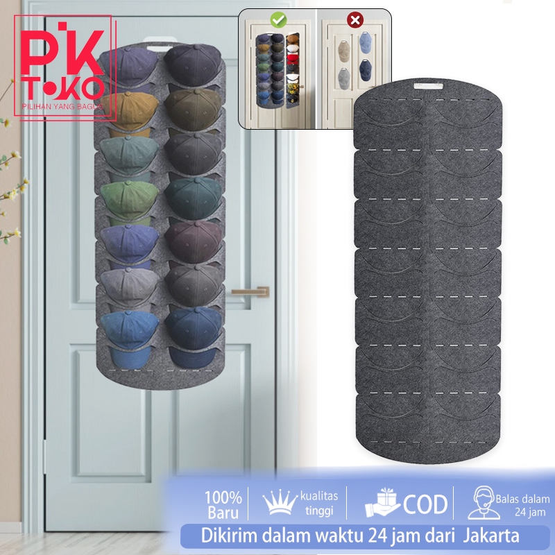 Rak Topi Gantung Tempat Topi Dinding Klip Tempat Topi Gantung Topi Simpan Gantungan Topi Merasa