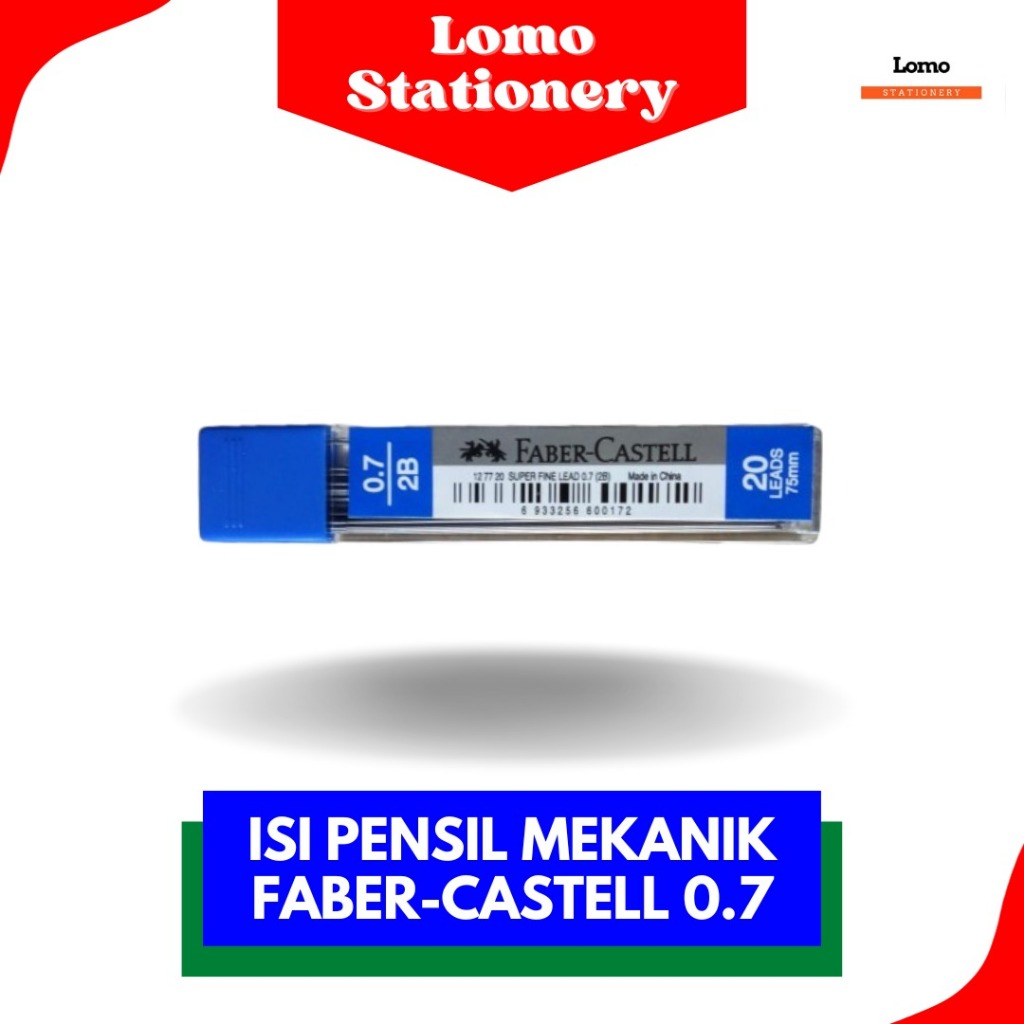 

Pensil Lead / Isi Pensil Mekanik Faber Castell 0.7 2B