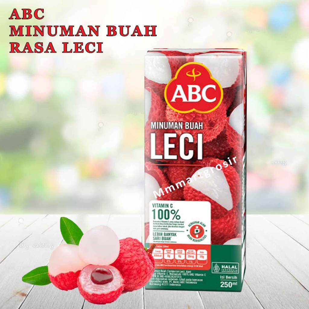 

Abc Drink / Minuman Jus Buah / Minuman Rasa Leci / 250ml